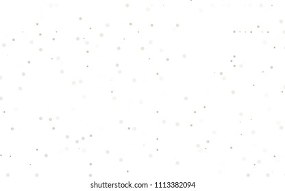 Light Green vector  layout with circle shapes. Beautiful colored illustration with blurred circles in nature style. Beautiful design for your business natural advert.