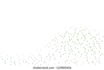 Light Green vector  layout with circle shapes. Beautiful colored illustration with blurred circles in nature style. Completely new template for your brand book.