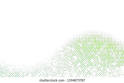 Light Green vector layout with circle shapes. Glitter abstract illustration with blurred drops of rain. Design for posters, banners.