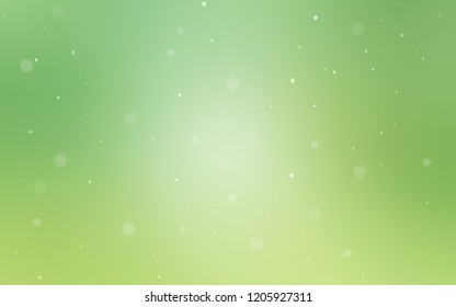 Light Green vector layout with circle shapes. Modern abstract illustration with colorful water drops. Beautiful design for your business advert.