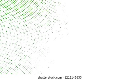 Light Green vector layout with circle shapes. Blurred decorative design in abstract style with bubbles. Pattern for beautiful websites.