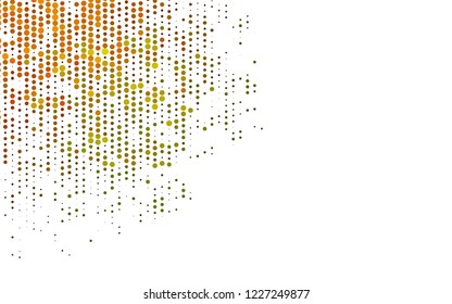 Light Green vector layout with circle shapes. Glitter abstract illustration with blurred drops of rain. Pattern for ads, leaflets.