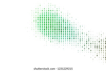 Light Green vector layout with circle shapes. Abstract illustration with colored bubbles in nature style. Pattern for ads, booklets.