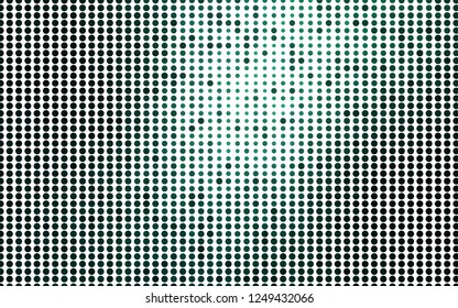 Light Green vector layout with circle shapes. Abstract illustration with colored bubbles in nature style. Design for business adverts.