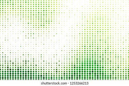 Light Green vector layout with circle shapes. Abstract illustration with colored bubbles in nature style. Pattern for ads, leaflets.