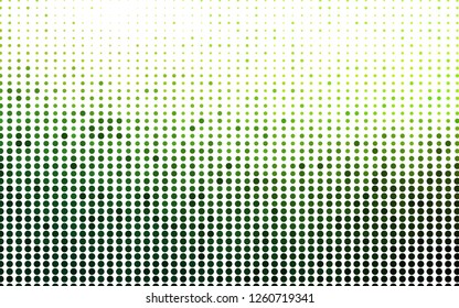 Light Green vector layout with circle shapes. Illustration with set of shining colorful abstract circles. Pattern for ads, leaflets.