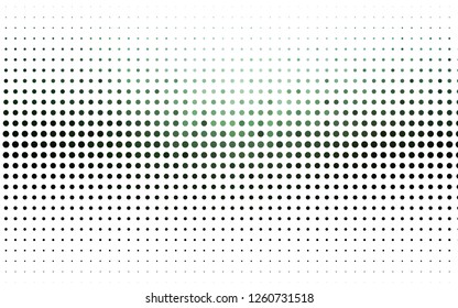 Light Green vector layout with circle shapes. Abstract illustration with colored bubbles in nature style. Template for your brand book.
