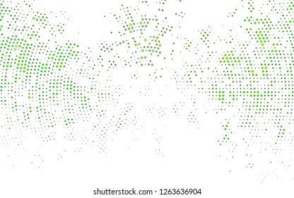 Light Green vector layout with circle shapes. Blurred bubbles on abstract background with colorful gradient. Pattern for beautiful websites.