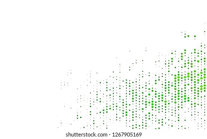Light Green vector layout with circle shapes. Modern abstract illustration with colorful water drops. Design for posters, banners.