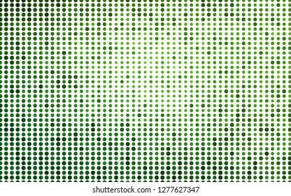 Light Green vector layout with circle shapes. Blurred bubbles on abstract background with colorful gradient. Pattern for ads, leaflets.
