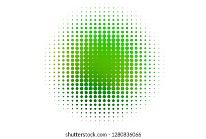 Light Green vector layout with circle shapes. Modern abstract illustration with colorful water drops. Pattern for beautiful websites.