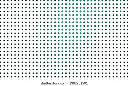 Light Green vector layout with circle shapes. Glitter abstract illustration with blurred drops of rain. Pattern for ads, leaflets.