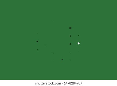 Light Green vector layout with circle shapes. Blurred decorative design in abstract style with bubbles. Pattern for beautiful websites.