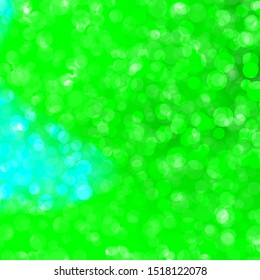 Light Green vector layout with circle shapes. Glitter abstract illustration with colorful drops. New template for a brand book.