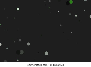 Light Green vector layout with circle shapes. Beautiful colored illustration with blurred circles in nature style. Design for business adverts.