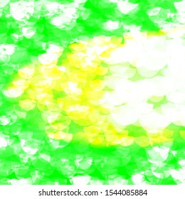 Light Green vector layout with circle shapes. Illustration with set of shining colorful abstract spheres. New template for a brand book.