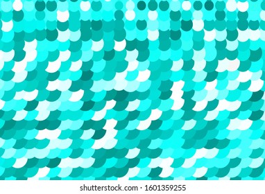 Light Green vector layout with circle shapes. Illustration with set of shining colorful abstract circles. Pattern for futuristic ad, booklets.