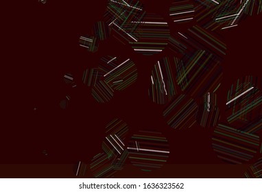 Light Green vector layout with circle shapes. Blurred bubbles on abstract background with colorful gradient. Pattern for beautiful websites.