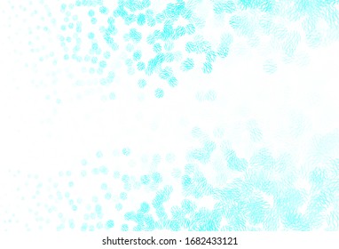 Light Green vector layout with circle shapes. Modern abstract illustration with colorful dots, lines. Pattern for futuristic ad, booklets.