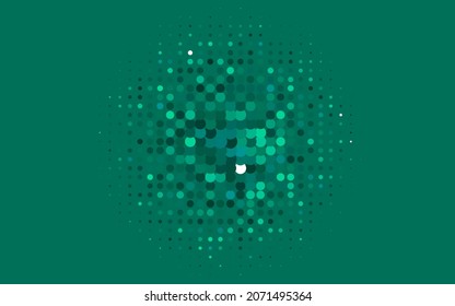 Light Green vector layout with circle shapes. Blurred decorative design in abstract style with bubbles. Pattern for beautiful websites.