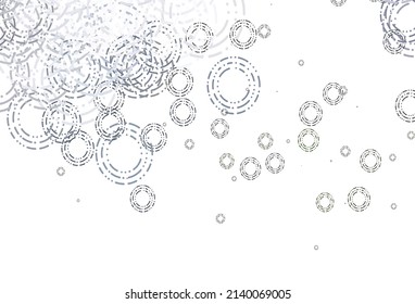 Light Green vector layout with circle shapes. Beautiful colored illustration with blurred circles in nature style. Pattern for beautiful websites.