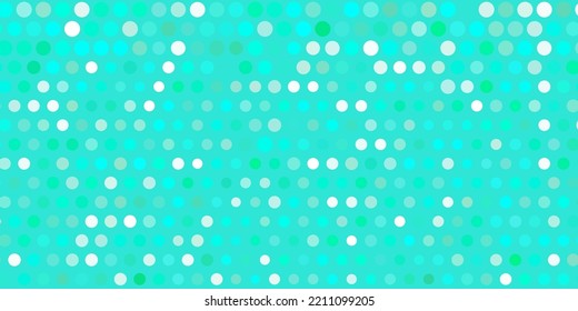 Light green vector layout with circle shapes. Glitter abstract illustration with colorful drops. Pattern for websites.