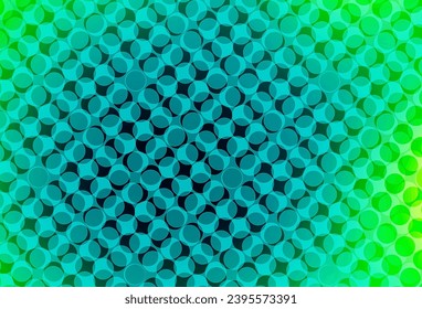 Light Green vector layout with circle shapes. Beautiful colored illustration with blurred circles in nature style. Pattern for textures of wallpapers.