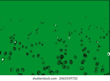 Light Green vector layout with circle shapes. Beautiful colored illustration with blurred circles in nature style. Design for business adverts.