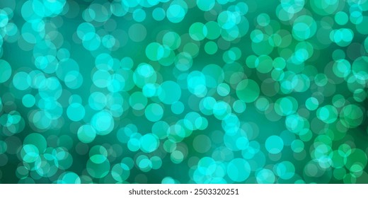 Light Green vector layout with circle shapes. Glitter abstract illustration with colorful drops. Pattern for wallpapers, curtains.