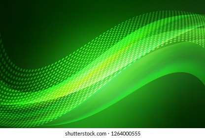 Light Green vector layout with circles, lines. Modern abstract colorful illustration with spheres and lines. Pattern for textures of wallpapers.