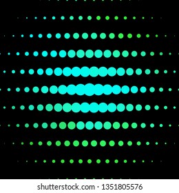 Light Green vector layout with circles. Colorful illustration with gradient dots in nature style. Pattern for business ads.