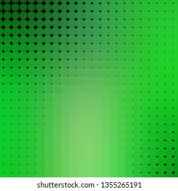 Light Green vector layout with circles. Colorful illustration with gradient dots in nature style. Design for your commercials.