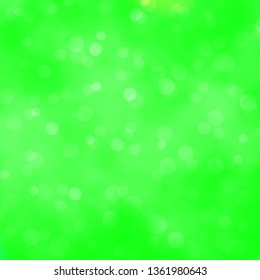 Light Green vector layout with circles. Illustration with set of shining colorful abstract spheres. Design for posters, banners.