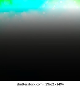 Light Green vector layout with circles. Abstract decorative design in gradient style with bubbles. New template for your brand book.