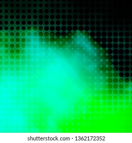 Light Green vector layout with circles. Modern abstract illustration with colorful circle shapes. Pattern for booklets, leaflets.