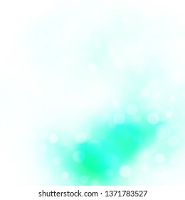 Light Green vector layout with circles. Abstract colorful disks on simple gradient background. Design for posters, banners.
