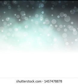 Light Green vector layout with circles. Colorful illustration with gradient dots in nature style. Pattern for business ads.