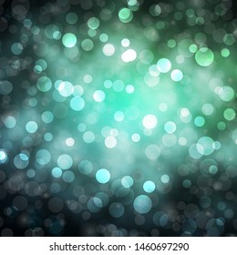 Light Green vector layout with circles. Abstract colorful disks on simple gradient background. Pattern for wallpapers, curtains.