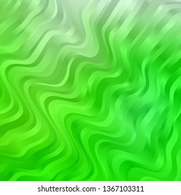 Light Green vector layout with circular arc. Colorful geometric sample with gradient curves.  Design for your business promotion.