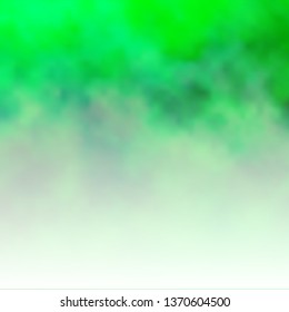 Light Green vector layout with cloudscape. Shining illustration with abstract gradient clouds. Template for websites.