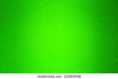 Light Green vector layout with cosmic stars. Shining illustration with sky stars on abstract template. Best design for your ad, poster, banner.