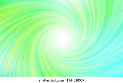 Light Green vector layout with cosmic stars. Modern abstract illustration with Big Dipper stars. Pattern for astronomy websites.