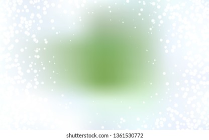 Light Green vector layout with cosmic stars. Space stars on blurred abstract background with gradient. Pattern for astrology websites.