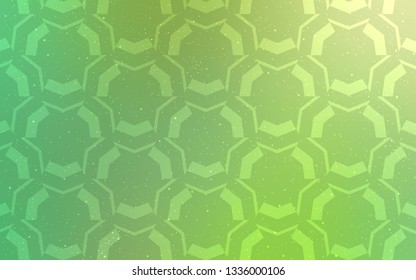 Light Green vector layout with curved lines. An elegant bright illustration with gradient. The best colorful design for your business.