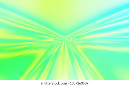 Light Green vector layout with curved lines. An elegant bright illustration with gradient. A completely new design for your business.