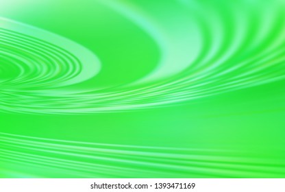 Light Green vector layout with curved lines. A circumflex abstract illustration with gradient. Abstract design for your web site.