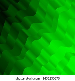 Light Green vector layout with curves. Bright illustration with gradient circular arcs. Best design for your ad, poster, banner.