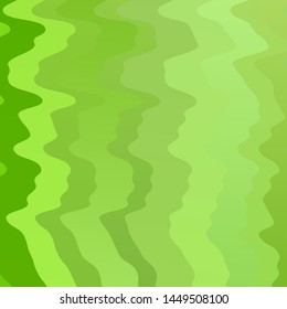 Light Green vector layout with curves. Abstract illustration with bandy gradient lines. Pattern for websites, landing pages.