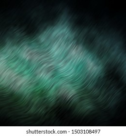 Light Green vector layout with curves. Abstract illustration with gradient bows. Best design for your ad, poster, banner.