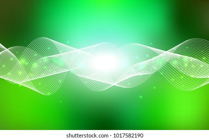 Light Green vector layout with festival confetti. Confetti on blurred abstract background with colorful gradient. The pattern can be used for new year ad, booklets.